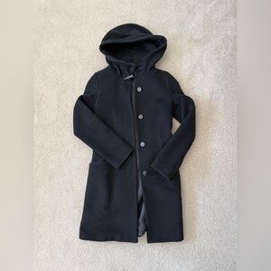 Aritzia Babaton Black Wool and Cashmere Coat